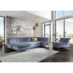 polsterpower Sessel - denim - Flockstoff - Kopfpolsterverstellung -Wohnzimmer Verkäufe 1231026400 05 1600Wx1600H