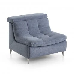polsterpower Sessel - denim - Flockstoff - Kopfpolsterverstellung -Wohnzimmer Verkäufe 1231026400 09 1600Wx1600H