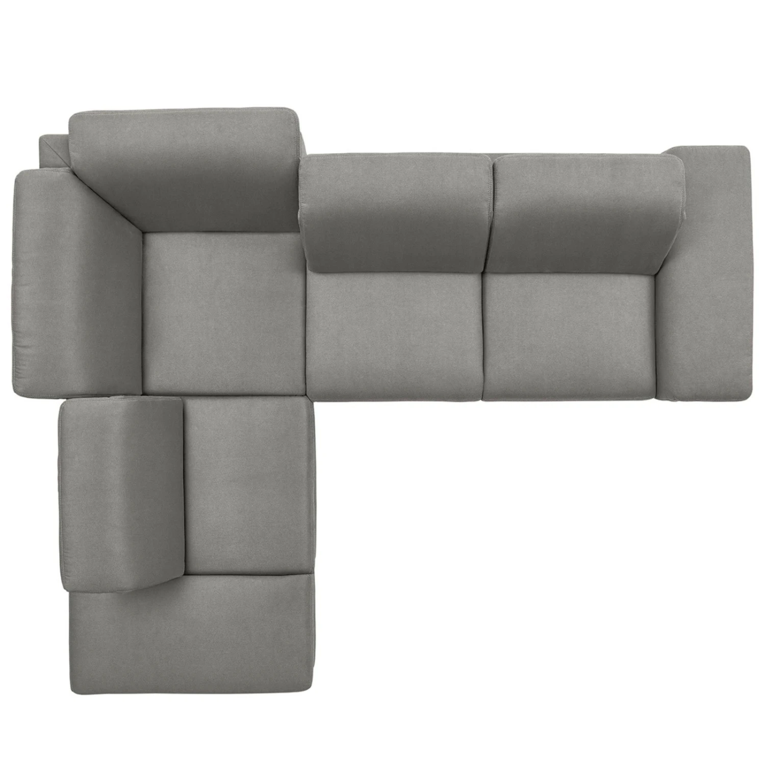 polsterpower Boxspringsofa - Belle silver - Basismodell - Ottomane links 3 polsterpower Boxspringsofa - Belle silver - Basismodell - Ottomane links – Bild 3