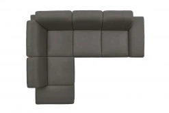 polsterpower Boxspringsofa - Belle grey - Basismodell - Ottomane links -Wohnzimmer Verkäufe 1231100177 07 1600Wx1600H