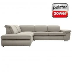 polsterpower Boxspringsofa - Holiday alu - Basismodell - Ottomane links
