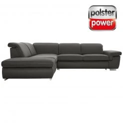 polsterpower Boxspringsofa - Holiday steel - Basismodell - Ottomane links