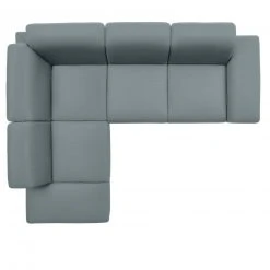 polsterpower Boxspringsofa - Miro ice - Basismodell - Ottomane links -Wohnzimmer Verkäufe 1231101477 03 1600Wx1600H