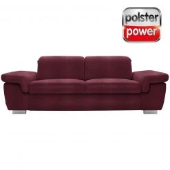 polsterpower 3-Sitzer Boxspringsofa - Saddle bordeaux - Basismodell