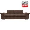 polsterpower 3-Sitzer Boxspringsofa - Saddle braun - Basismodell