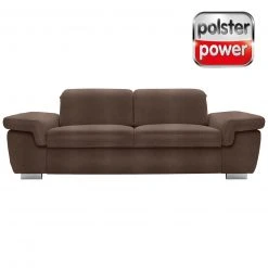 polsterpower 3-Sitzer Boxspringsofa - Saddle braun - Basismodell
