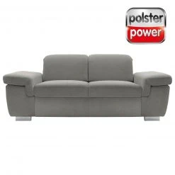 polsterpower 2,5-Sitzer Boxspringsofa - Belle silver - Basismodell