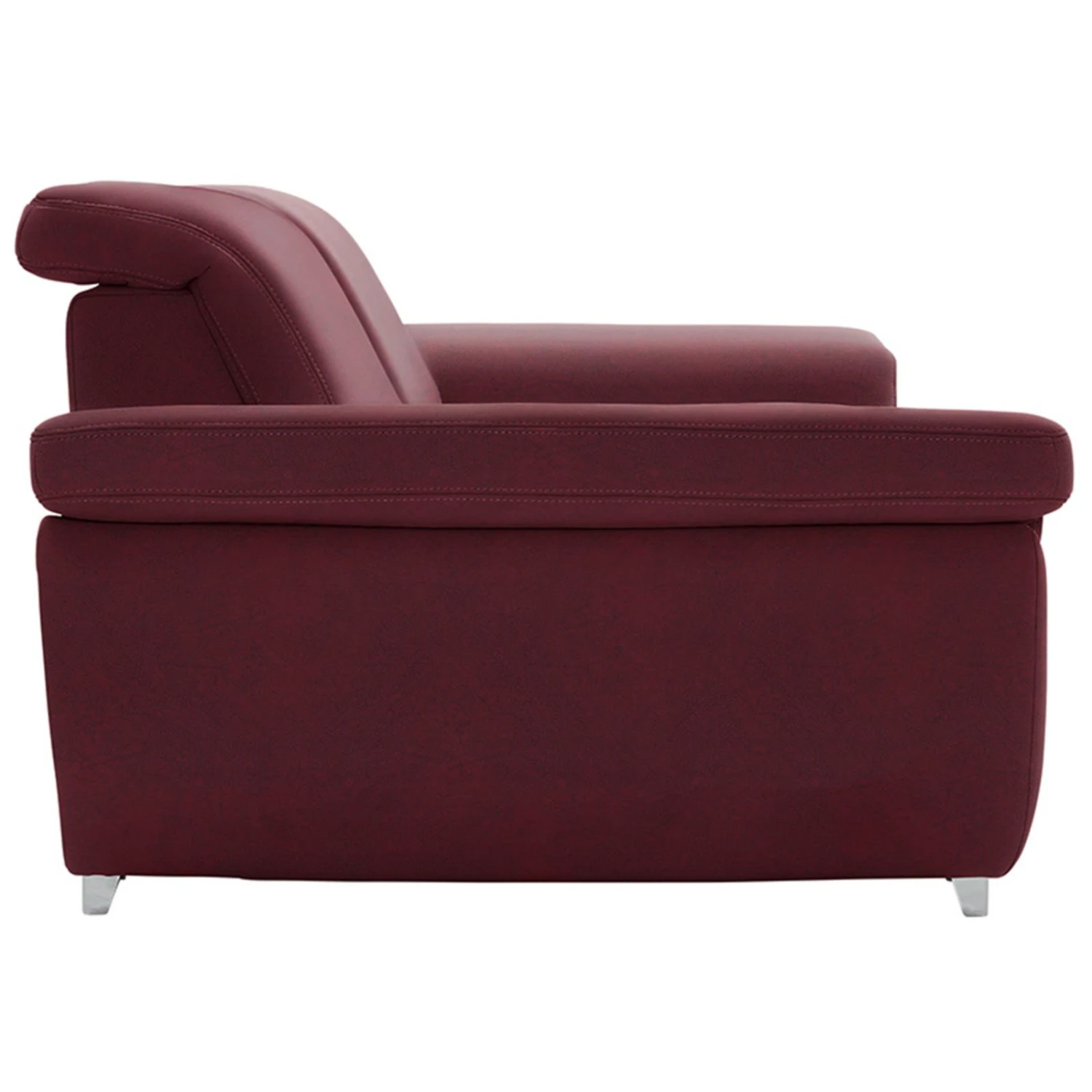 polsterpower 2,5-Sitzer Boxspringsofa - Saddle bordeaux - Basismodell 7 polsterpower 2,5-Sitzer Boxspringsofa - Saddle bordeaux - Basismodell – Bild 7