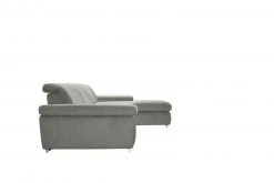 polsterpower Boxspringsofa - Belle silver - Basismodell - Recamiere rechts -Wohnzimmer Verkäufe 1231107278 06 1600Wx1600H