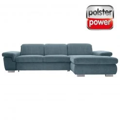polsterpower Boxspringsofa - Belle ice - Basismodell - Recamiere rechts