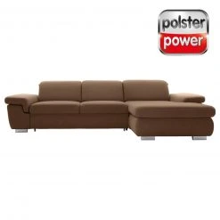 polsterpower Boxspringsofa - Holiday mandel - Basismodell - Recamiere rechts