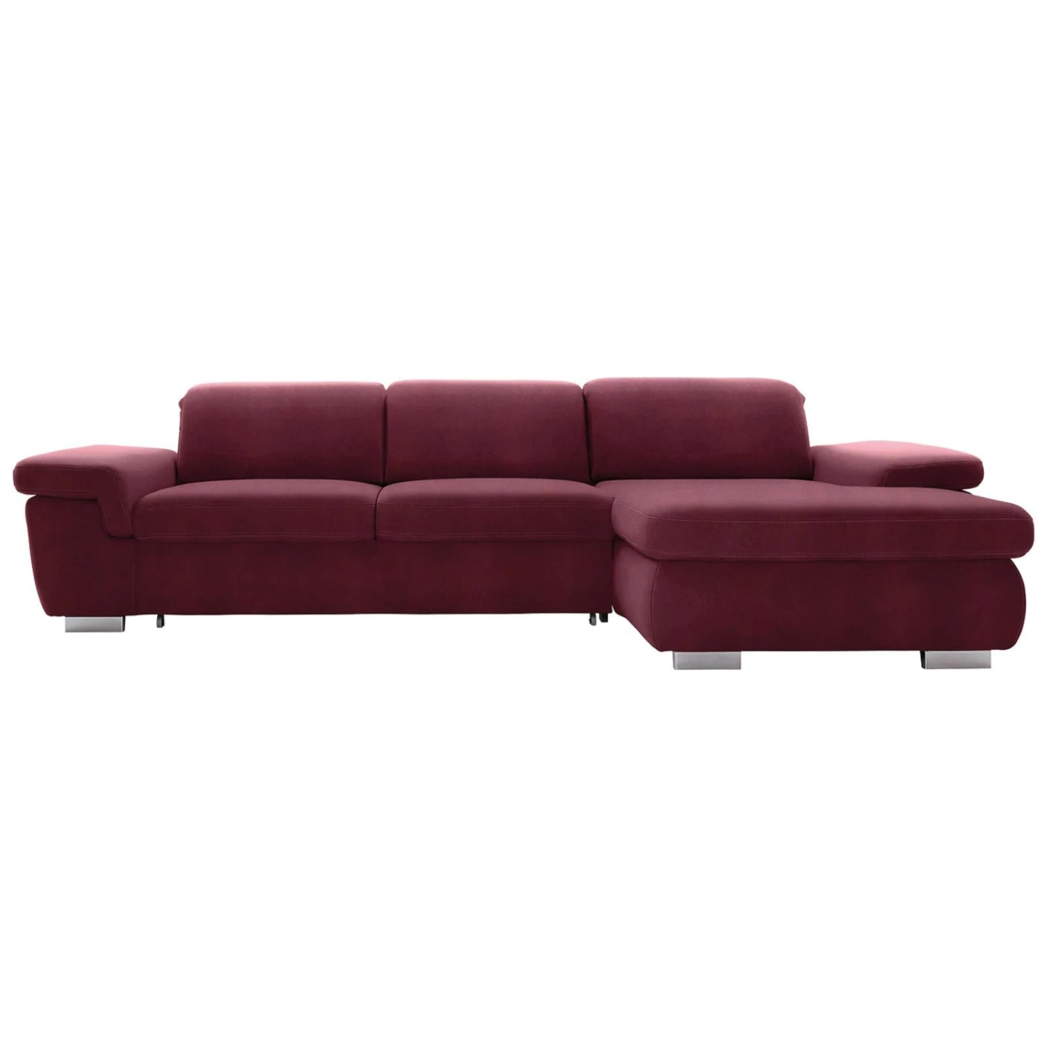 polsterpower Boxspringsofa - Saddle bordeaux - Basismodell - Recamiere rechts 7 polsterpower Boxspringsofa - Saddle bordeaux - Basismodell - Recamiere rechts – Bild 7