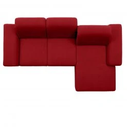 polsterpower Boxspringsofa - Miro bordeaux - Basismodell - Recamiere rechts -Wohnzimmer Verkäufe 1231108678 04 1600Wx1600H