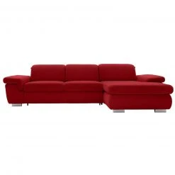 polsterpower Boxspringsofa - Miro bordeaux - Basismodell - Recamiere rechts -Wohnzimmer Verkäufe 1231108678 09 1600Wx1600H