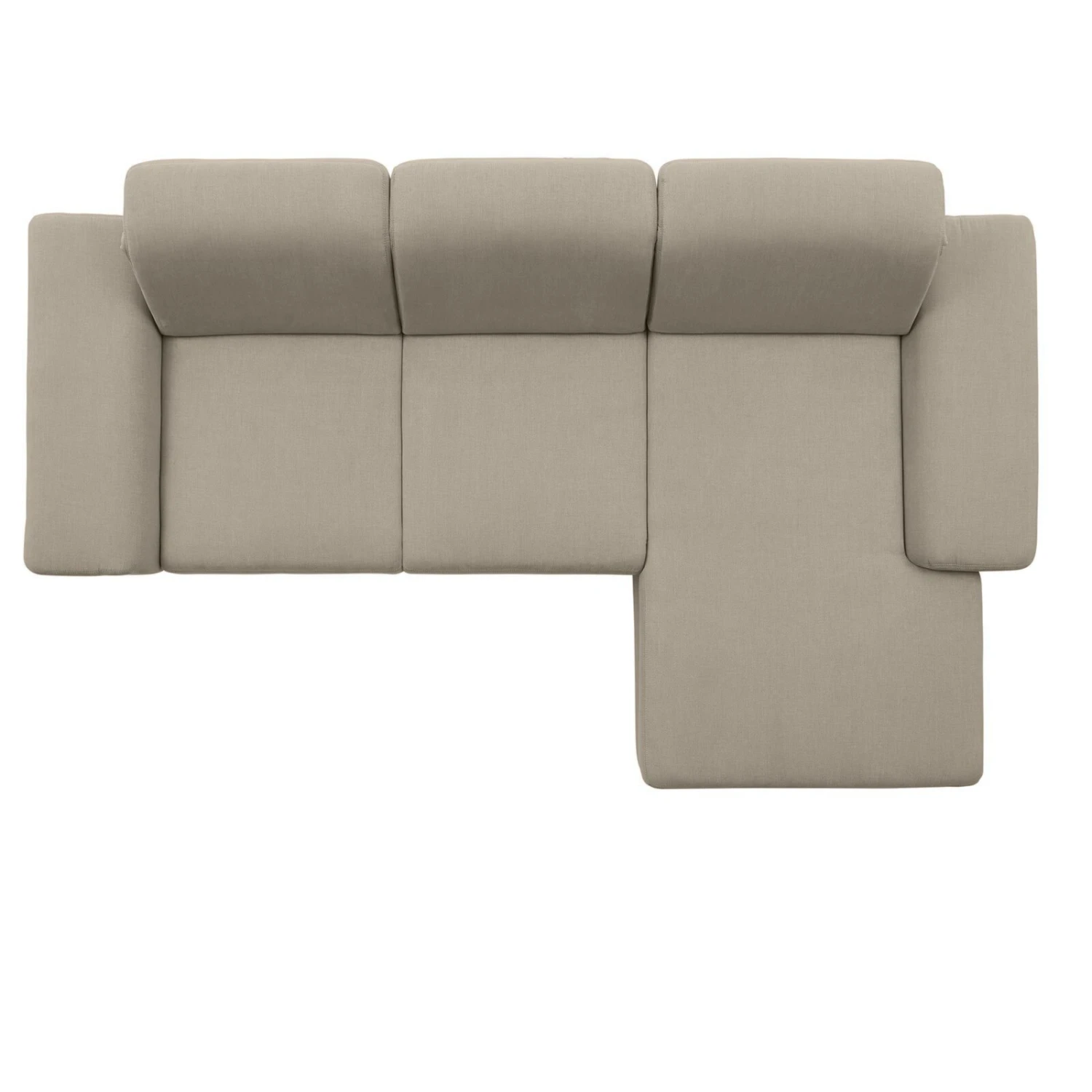 polsterpower Boxspringsofa - Miro ecru - Basismodell - Recamiere rechts 3 polsterpower Boxspringsofa - Miro ecru - Basismodell - Recamiere rechts – Bild 3