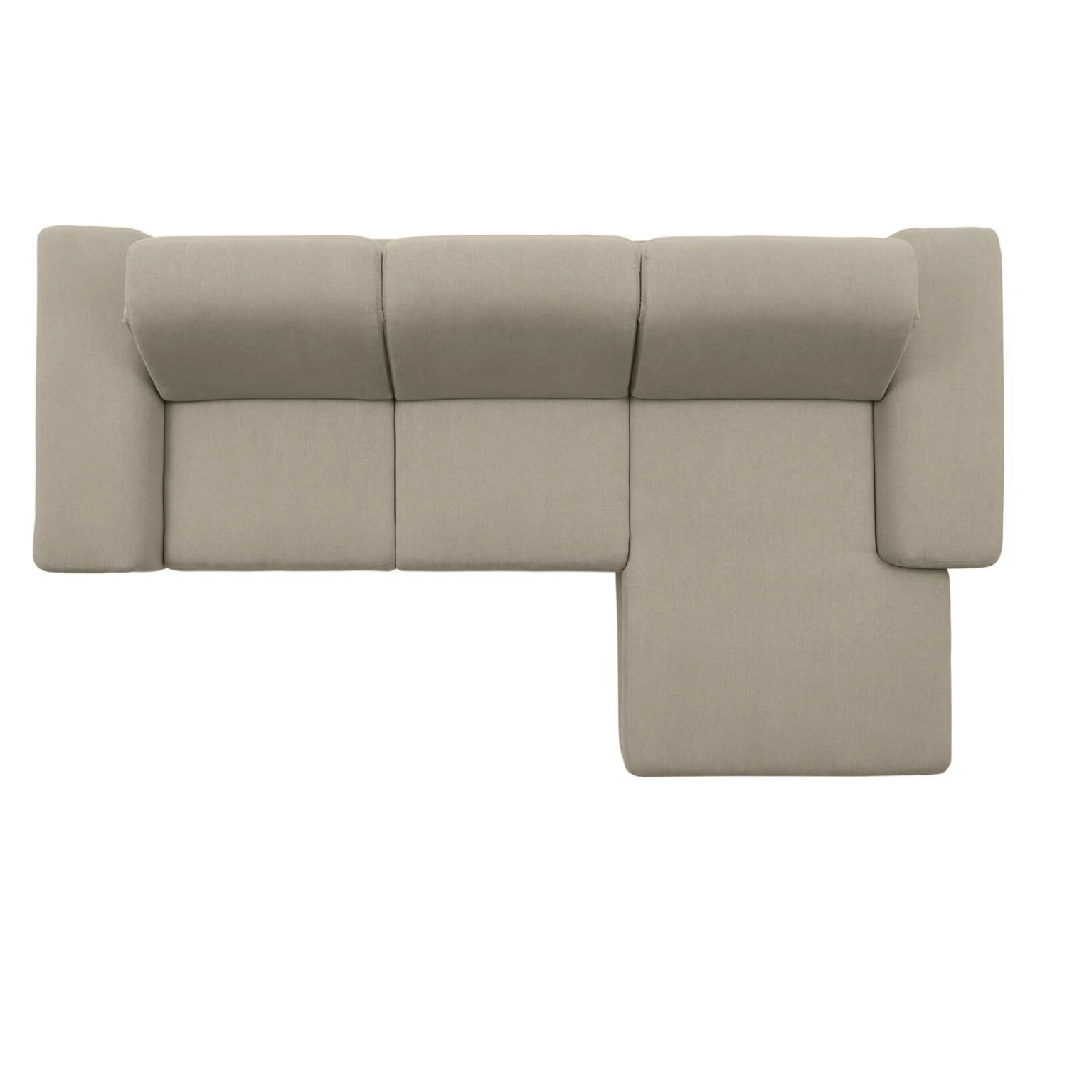 polsterpower Boxspringsofa - Miro ecru - Basismodell - Recamiere rechts 5 polsterpower Boxspringsofa - Miro ecru - Basismodell - Recamiere rechts – Bild 5