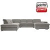 polsterpower Boxspring-Wohnlandschaft - Belle silver - Basismodell - Recamiere rechts
