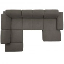 polsterpower Boxspring-Wohnlandschaft - Belle grey - Basismodell - Recamiere rechts -Wohnzimmer Verkäufe 1231109078 03 1600Wx1600H