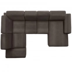 polsterpower Boxspring-Wohnlandschaft - Saddle anthrazit - Basismodell - Recamiere rechts -Wohnzimmer Verkäufe 1231109878 03 1600Wx1600H