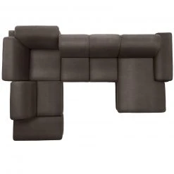 polsterpower Boxspring-Wohnlandschaft - Saddle anthrazit - Basismodell - Recamiere rechts -Wohnzimmer Verkäufe 1231109878 04 1600Wx1600H