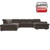 polsterpower Boxspring-Wohnlandschaft - Saddle anthrazit - Basismodell - Recamiere rechts