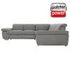 polsterpower Boxspringsofa - Belle silver - Basismodell - rechts