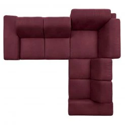 polsterpower Boxspringsofa - Saddle bordeaux - Basismodell - rechts -Wohnzimmer Verkäufe 1231111377 03 1600Wx1600H
