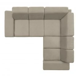 polsterpower Boxspringsofa - Miro ecru - Basismodell - rechts -Wohnzimmer Verkäufe 1231112377 03 1600Wx1600H
