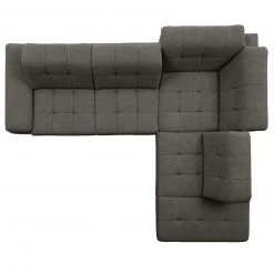 polsterpower Ecksofa - Belle grey - Basismodell - Ottomane rechts -Wohnzimmer Verkäufe 1231140177 03 1600Wx1600H