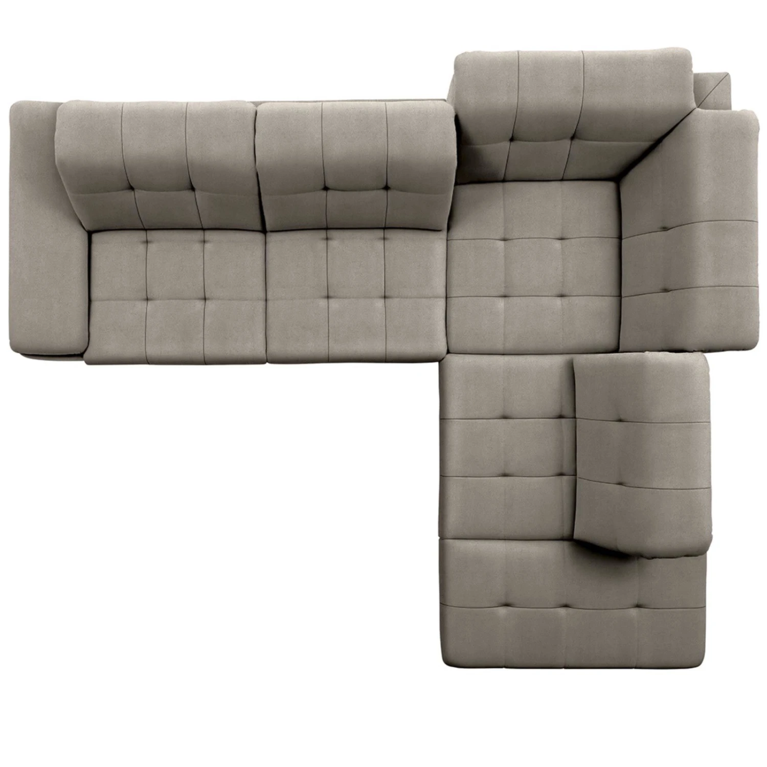 polsterpower Ecksofa - Holiday alu - Basismodell - Ottomane rechts 3 polsterpower Ecksofa - Holiday alu - Basismodell - Ottomane rechts – Bild 3