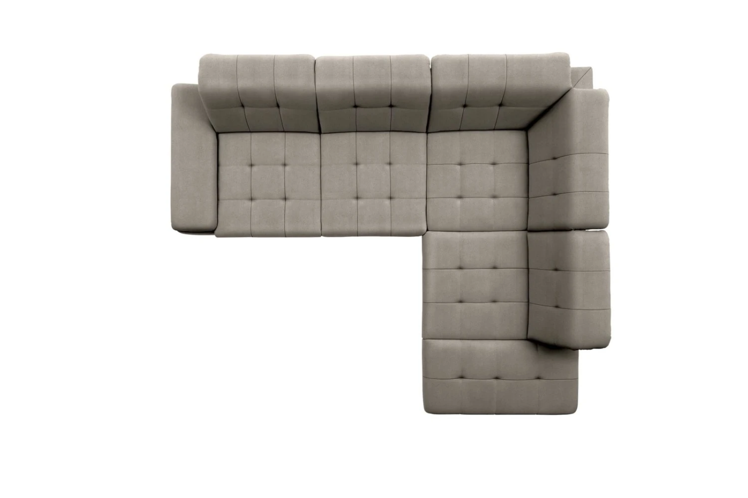 polsterpower Ecksofa - Holiday alu - Basismodell - Ottomane rechts 6 polsterpower Ecksofa - Holiday alu - Basismodell - Ottomane rechts – Bild 6