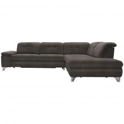 polsterpower Ecksofa - Saddle anthrazit - Basismodell - Ottomane rechts -Wohnzimmer Verkäufe 1231140777 09 1600Wx1600H