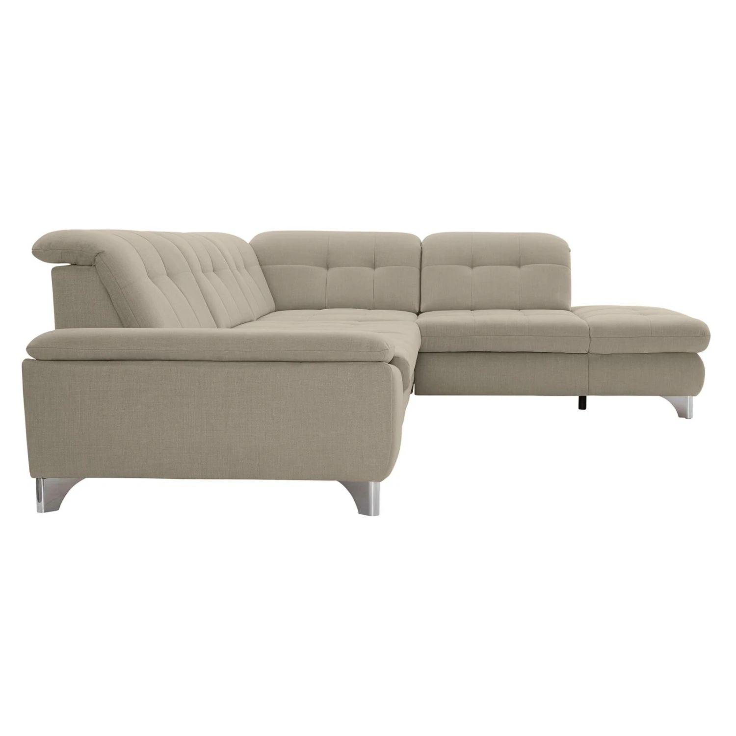 polsterpower Ecksofa - Miro ecru - Basismodell - Ottomane rechts 8 polsterpower Ecksofa - Miro ecru - Basismodell - Ottomane rechts – Bild 8