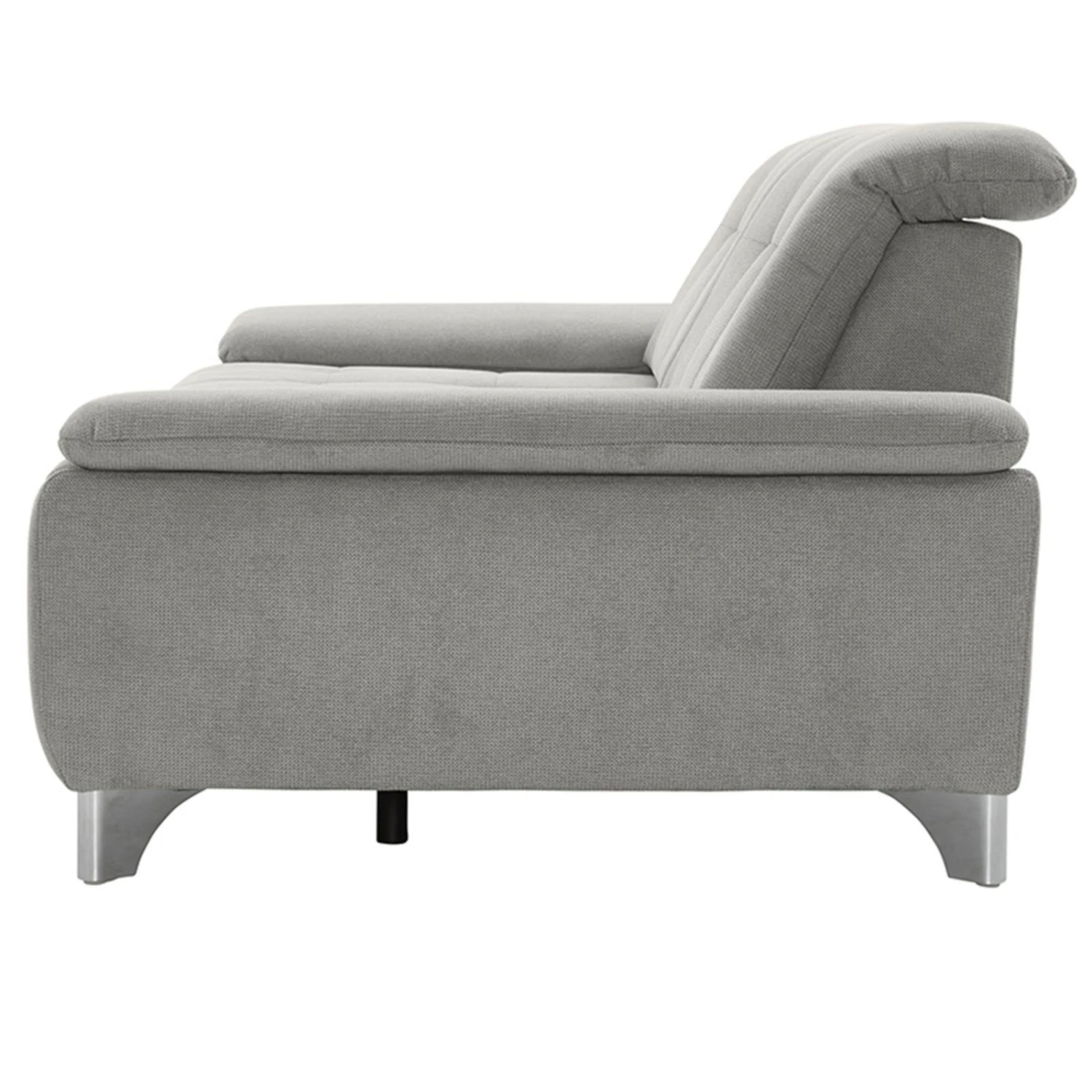 polsterpower 3-Sitzer-Sofa - Belle silver - Basismodell 6 polsterpower 3-Sitzer-Sofa - Belle silver - Basismodell – Bild 6