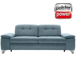 polsterpower 3-Sitzer-Sofa - Belle ice - Basismodell