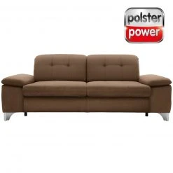 polsterpower 3-Sitzer-Sofa - Holiday mandel - Basismodell