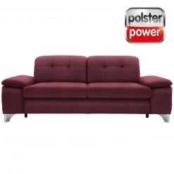 polsterpower 3-Sitzer-Sofa - Saddle bordeaux - Basismodell