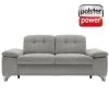 polsterpower 2,5-Sitzer-Sofa - Belle silver - Basismodell