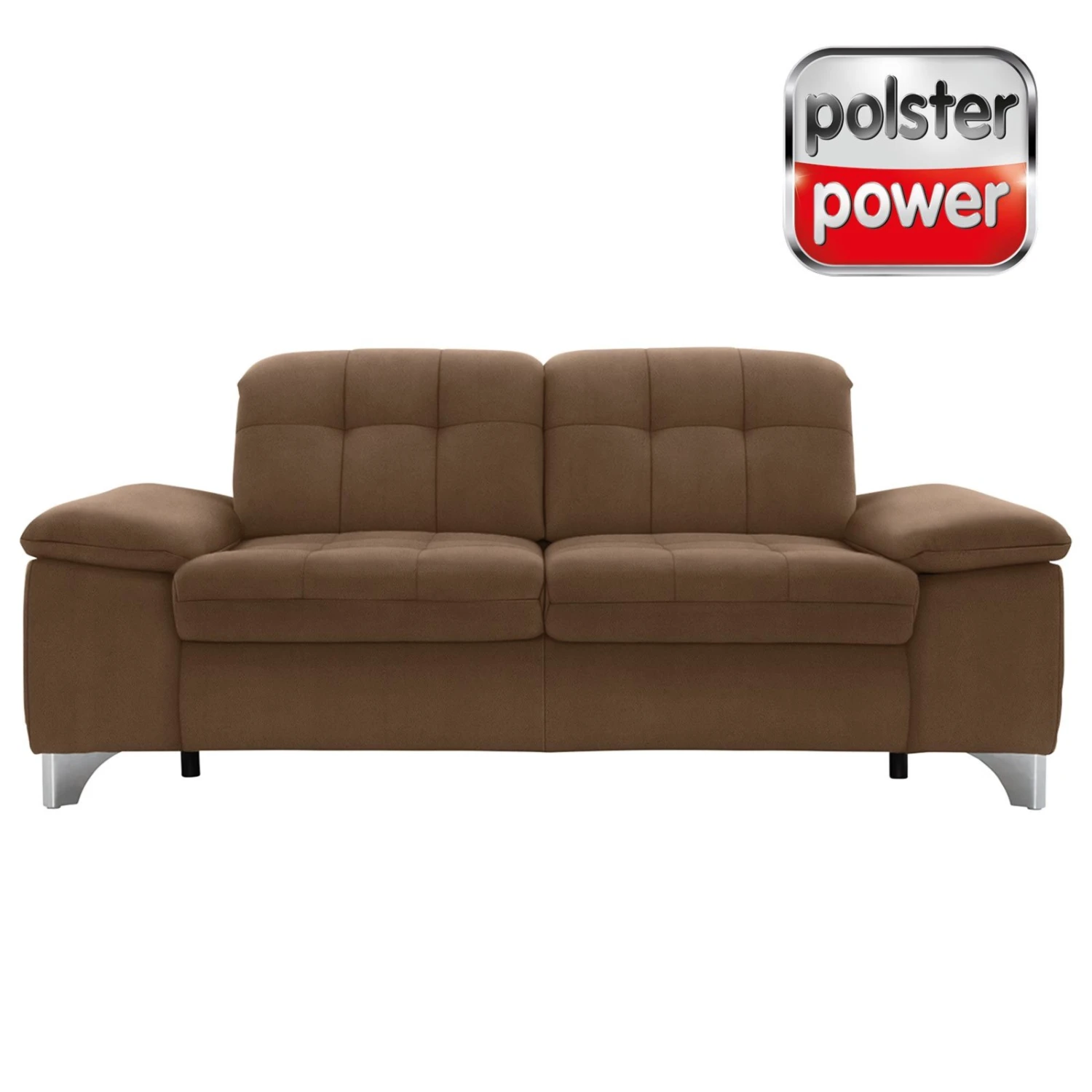 polsterpower 2,5-Sitzer-Sofa - Holiday mandel - Basismodell 1 polsterpower 2,5-Sitzer-Sofa - Holiday mandel - Basismodell