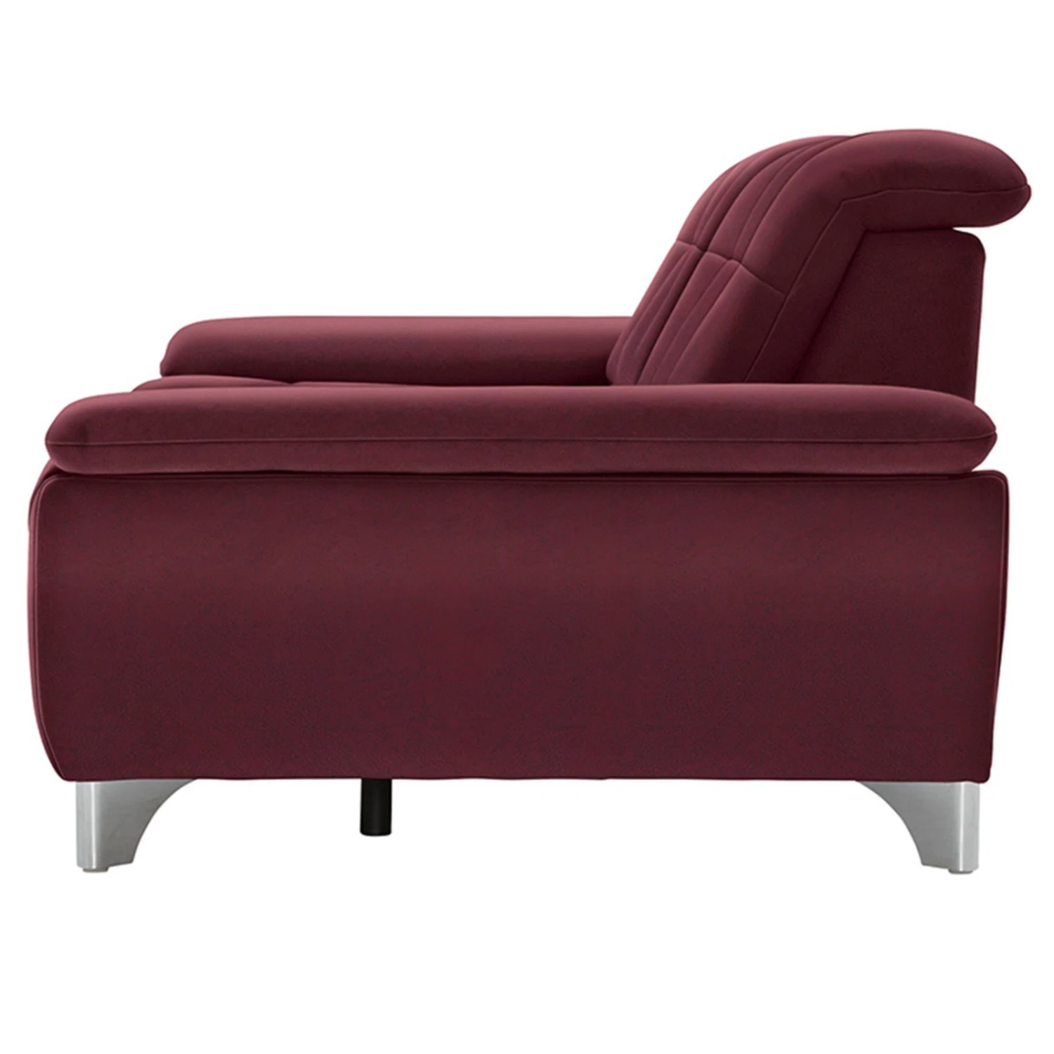 polsterpower 2,5-Sitzer-Sofa - Saddle bordeaux - Basismodell 6 polsterpower 2,5-Sitzer-Sofa - Saddle bordeaux - Basismodell – Bild 6