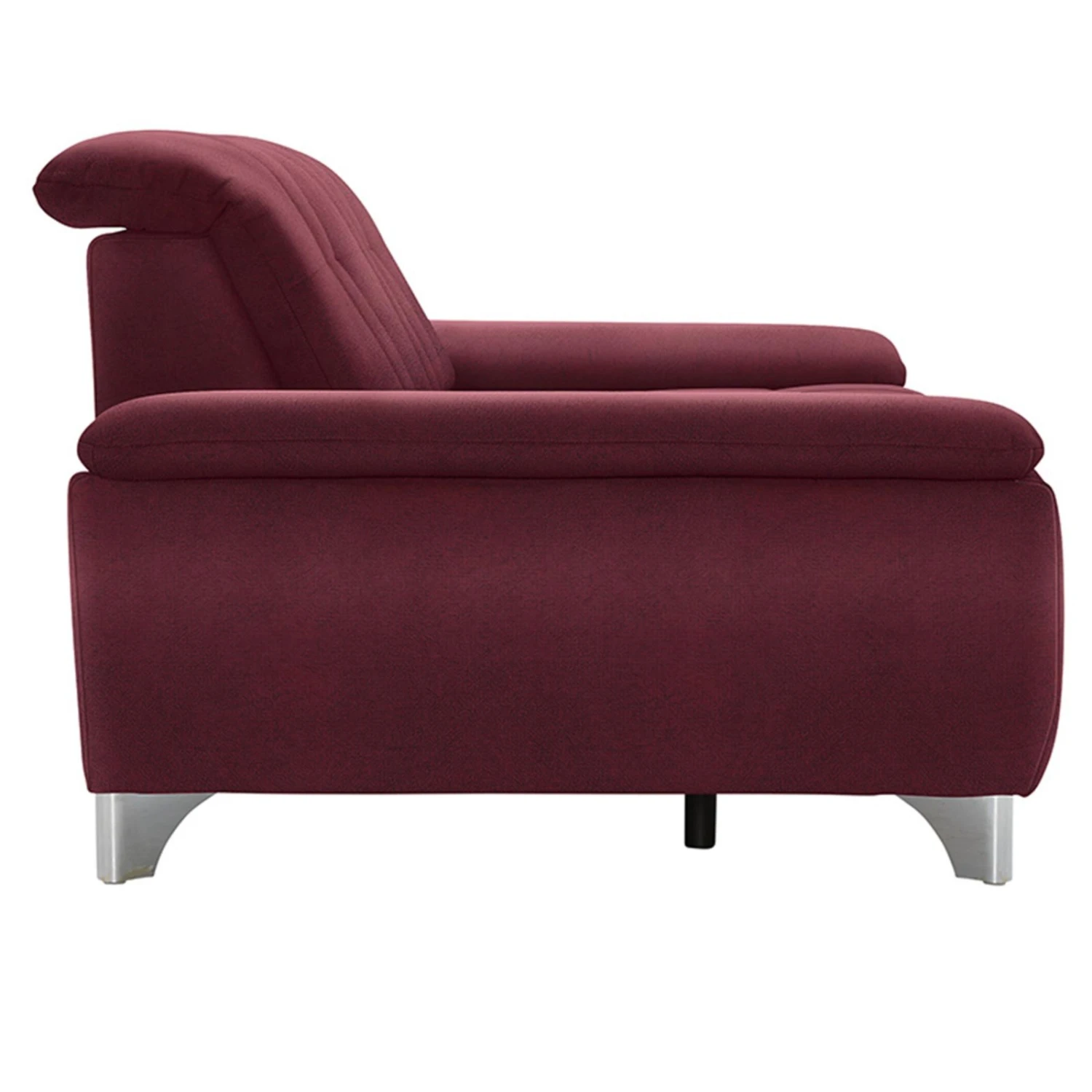 polsterpower 2,5-Sitzer-Sofa - Saddle bordeaux - Basismodell 7 polsterpower 2,5-Sitzer-Sofa - Saddle bordeaux - Basismodell – Bild 7