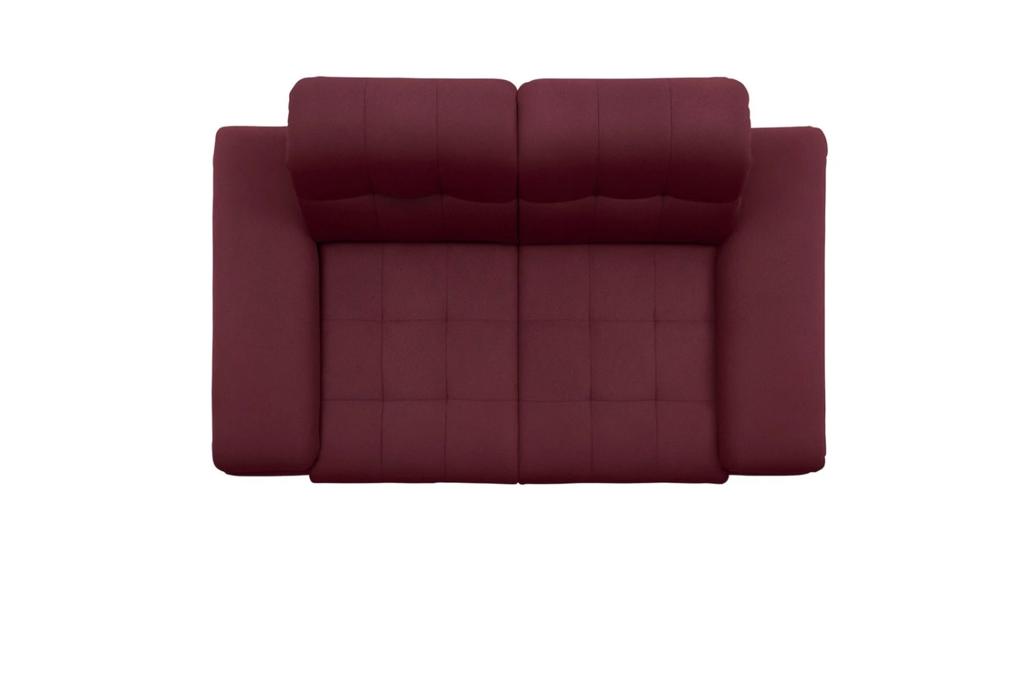 polsterpower 2,5-Sitzer-Sofa - Saddle bordeaux - Basismodell 8 polsterpower 2,5-Sitzer-Sofa - Saddle bordeaux - Basismodell – Bild 8