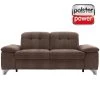 polsterpower 2,5-Sitzer-Sofa - Saddle braun - Basismodell