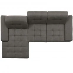 polsterpower Ecksofa - Belle grey - Basismodell - Recamiere links -Wohnzimmer Verkäufe 1231143677 03 1600Wx1600H