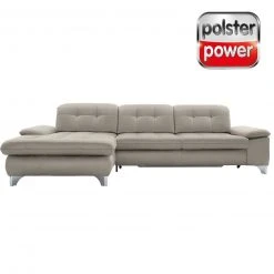 polsterpower Ecksofa - Holiday alu - Basismodell - Recamiere links