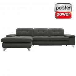 polsterpower Ecksofa - Holiday steel - Basismodell - Recamiere links
