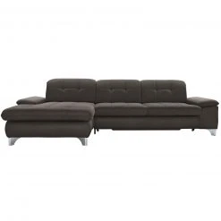 polsterpower Ecksofa - Saddle anthrazit - Basismodell - Recamiere links -Wohnzimmer Verkäufe 1231144377 09 1600Wx1600H