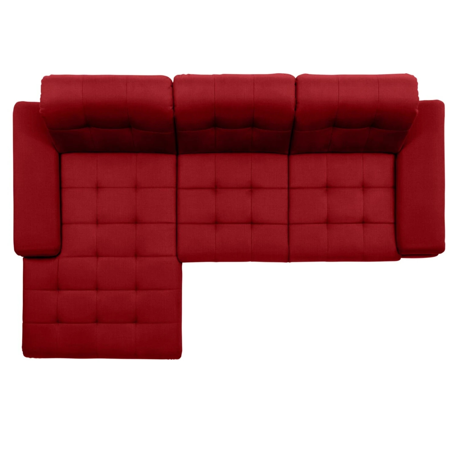polsterpower Ecksofa - Miro bordeaux - Basismodell - Recamiere links 3 polsterpower Ecksofa - Miro bordeaux - Basismodell - Recamiere links – Bild 3