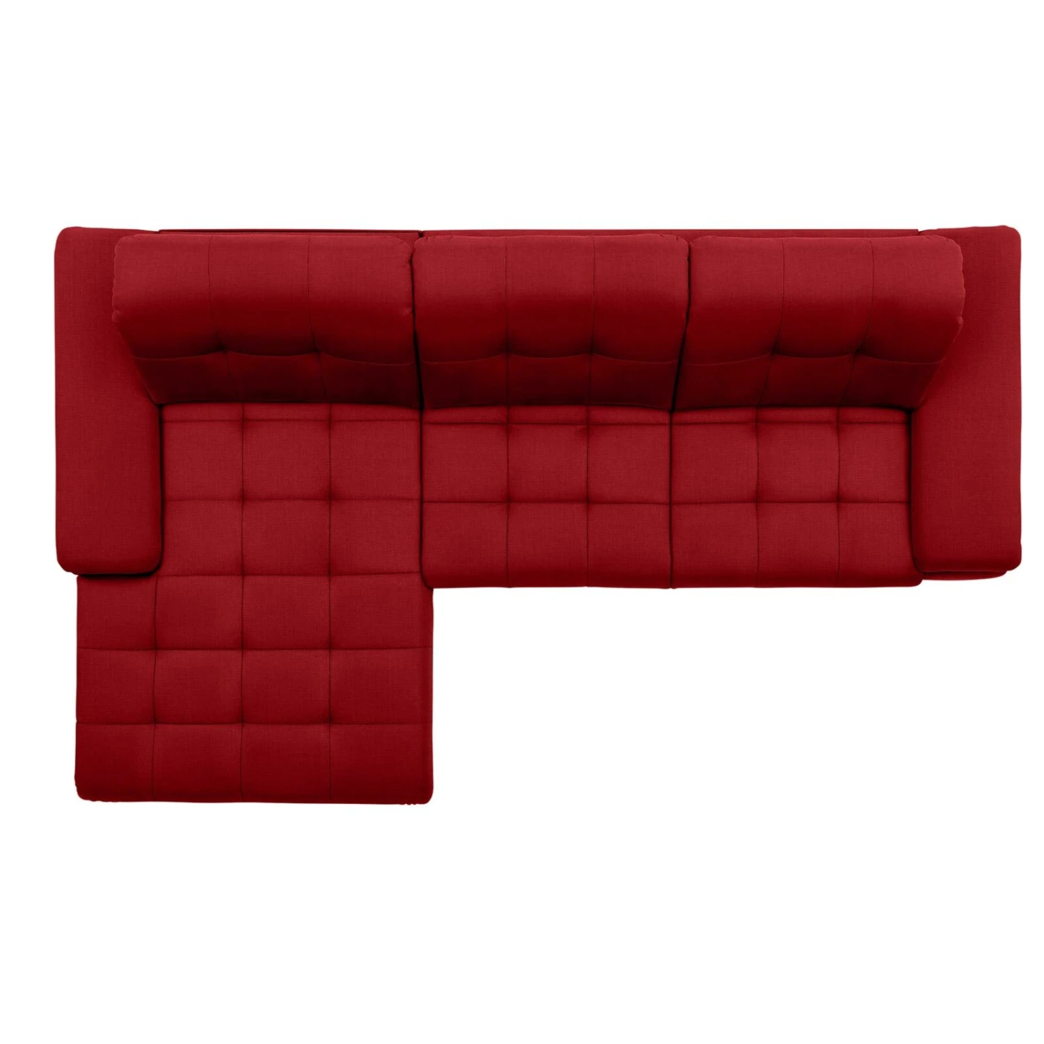 polsterpower Ecksofa - Miro bordeaux - Basismodell - Recamiere links 5 polsterpower Ecksofa - Miro bordeaux - Basismodell - Recamiere links – Bild 5
