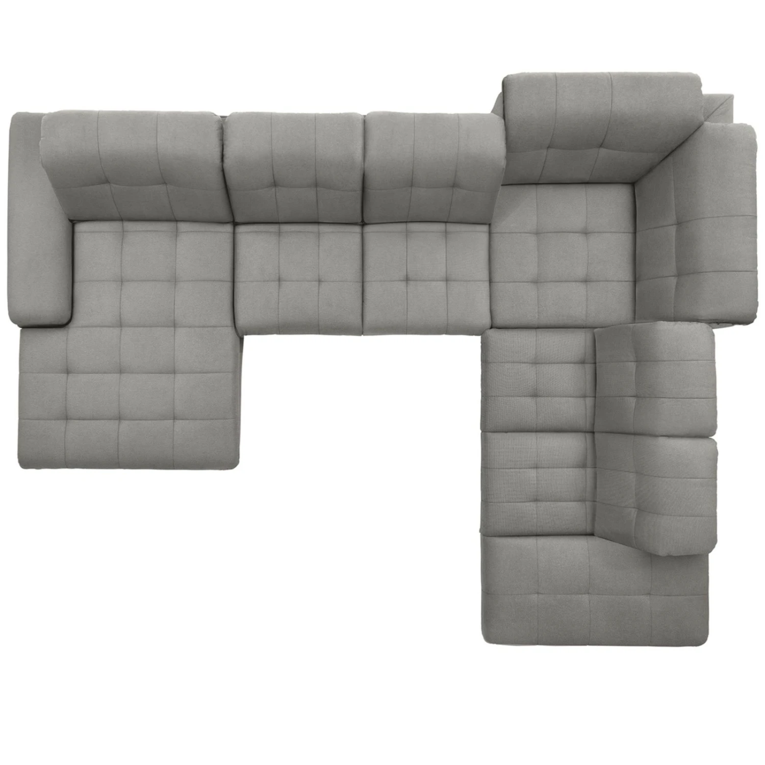 polsterpower Wohnlandschaft - Belle silver - Basismodell - Recamiere links 3 polsterpower Wohnlandschaft - Belle silver - Basismodell - Recamiere links – Bild 3